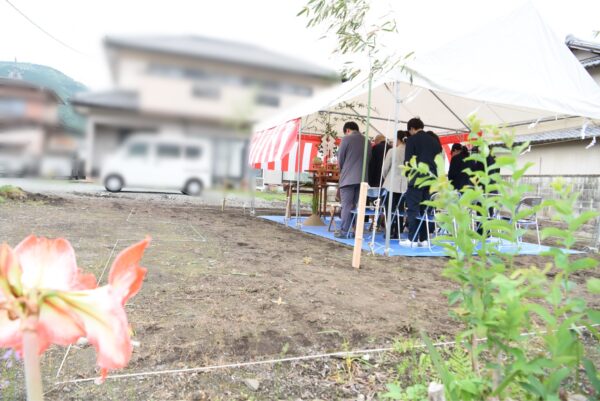 入社してはじめての地鎮祭でした⛩